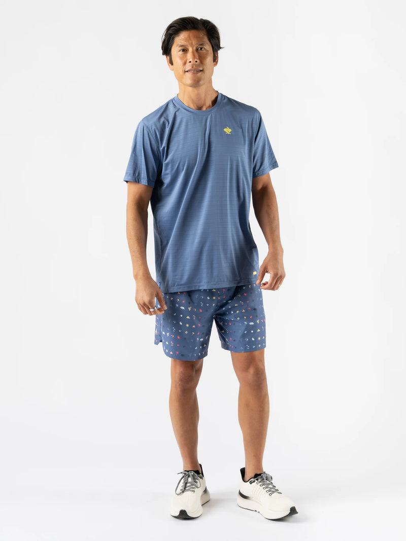Men's UPF Tee SS (Bijou Blue)
