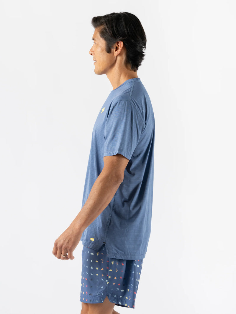 Men's UPF Tee SS (Bijou Blue)