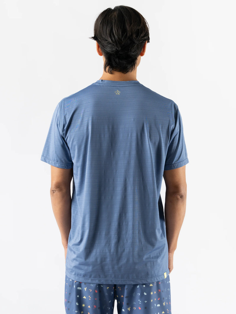 Men's UPF Tee SS (Bijou Blue)