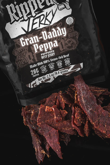 Ripped Jerky (Gran-Daddy Peppa | Peppered Beef Jerky)