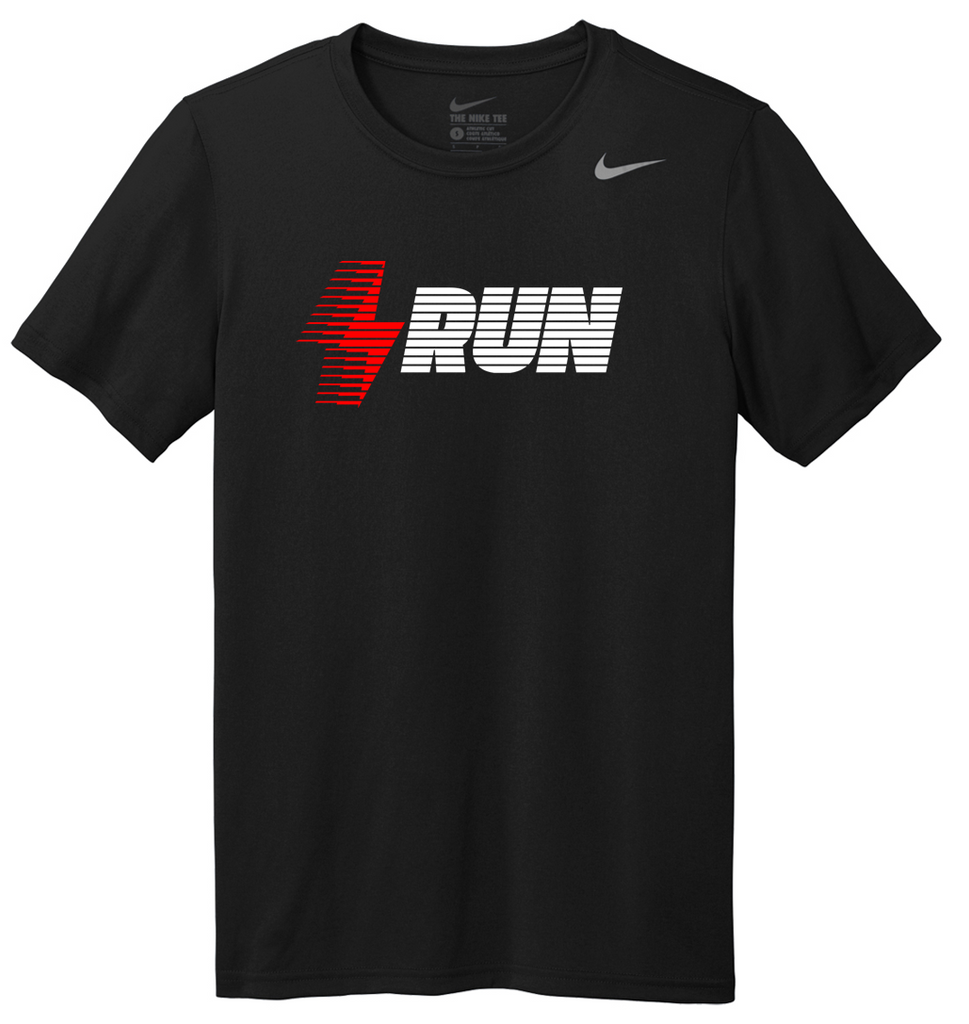 black red nike shirt
