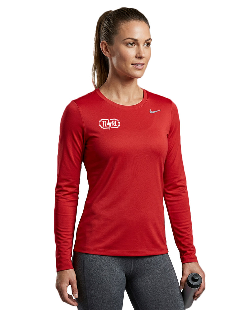 Women’s TCRC Legend Long Sleeve Tee (657 - University Red)