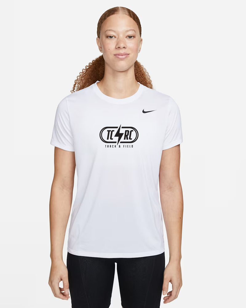 Women’s TCRC x Nike Legend Short Sleeve Tee (100 - White)