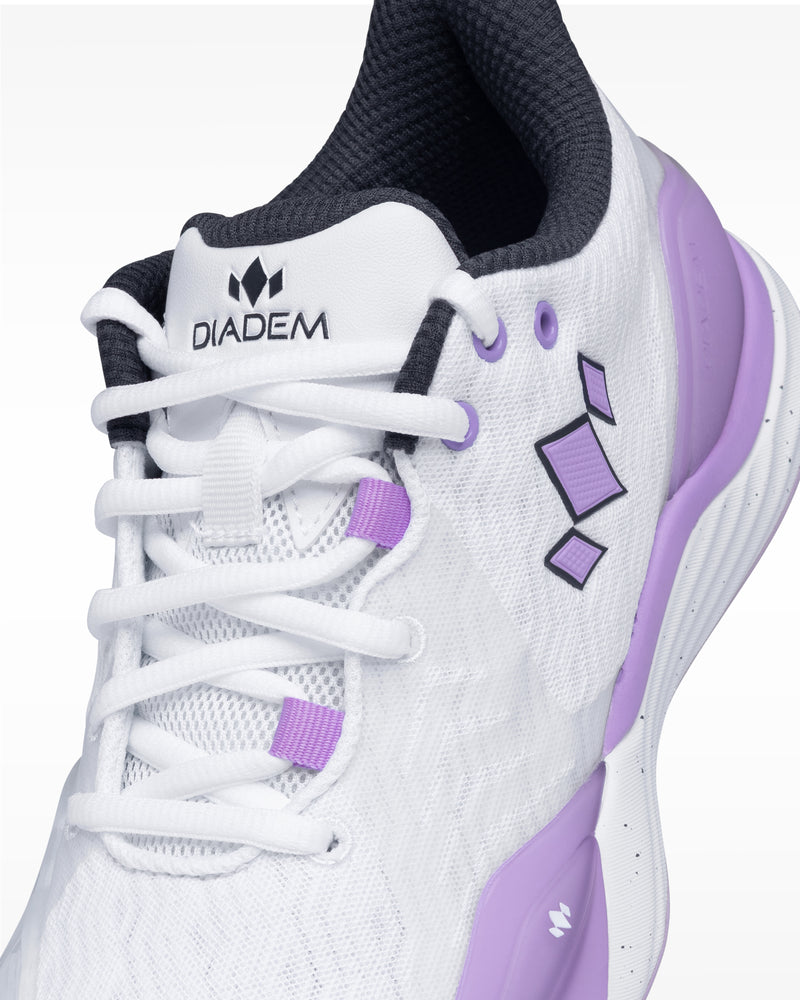 Women's Court Burst (White/Purple)