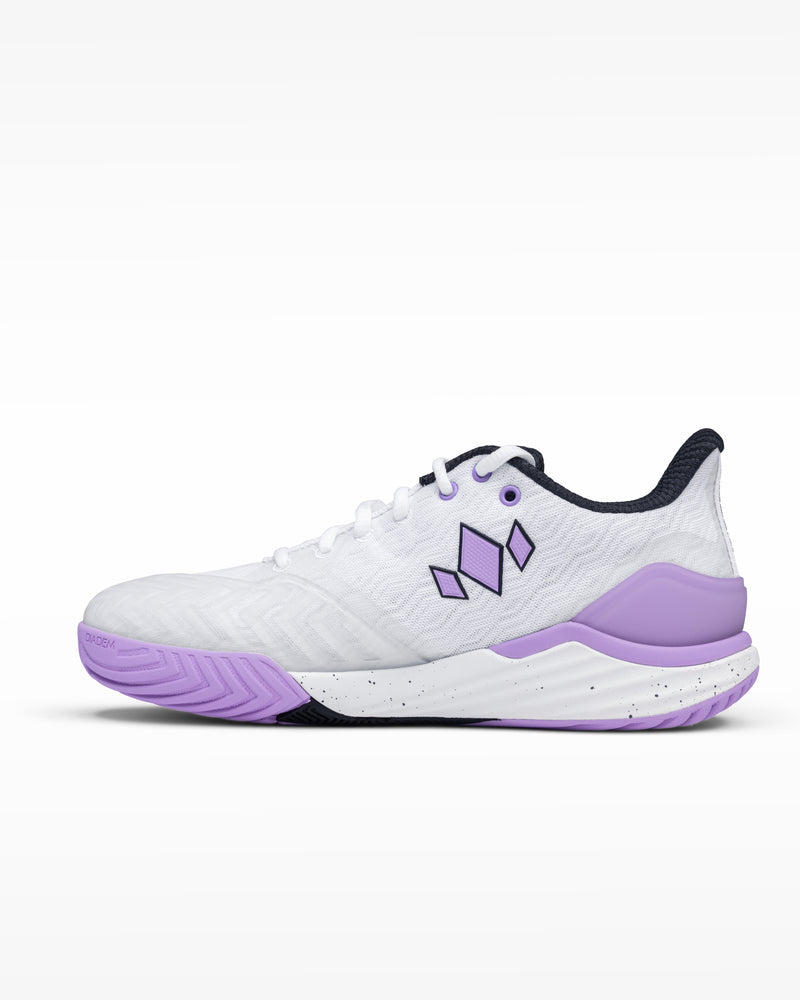 Women's Court Burst (White/Purple)