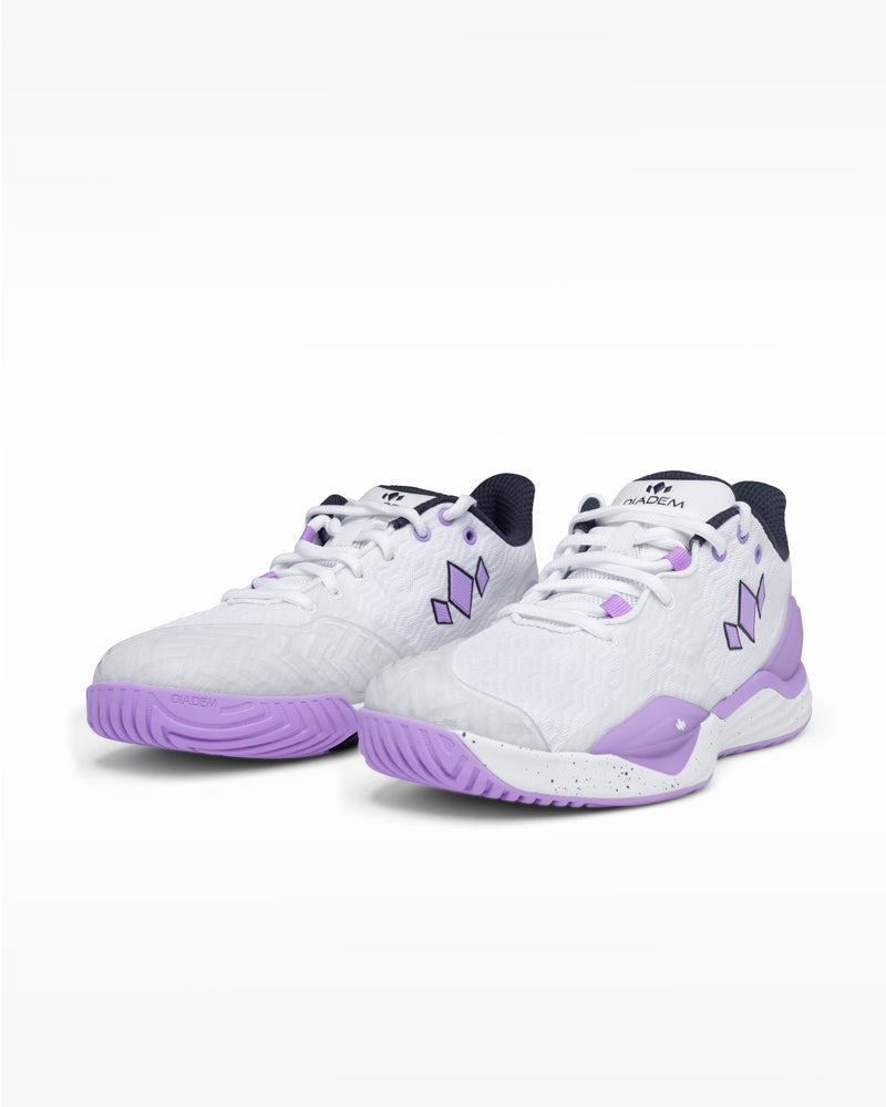 Women's Court Burst (White/Purple)