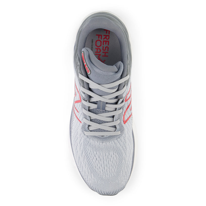 Men's Fresh Foam X 840F v1 (LS - Aluminum Grey/True Red)