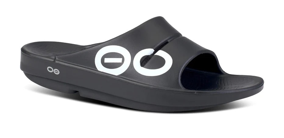 Unisex Ooahh Sport Slide Sandal (Black/White)