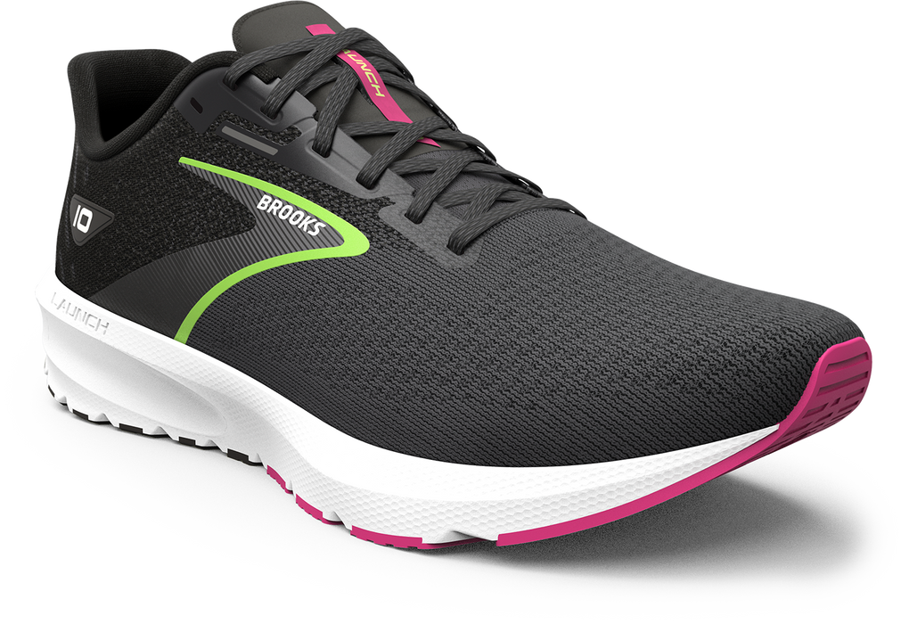 Women s Launch 10 074 Black Blackened Pearl Green TC Running Co
