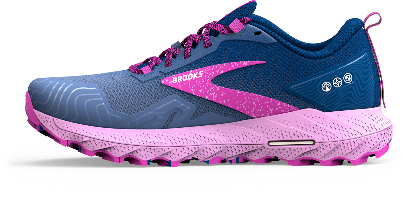 Women s Cascadia 17 449 Navy Purple Violet TC Running Co