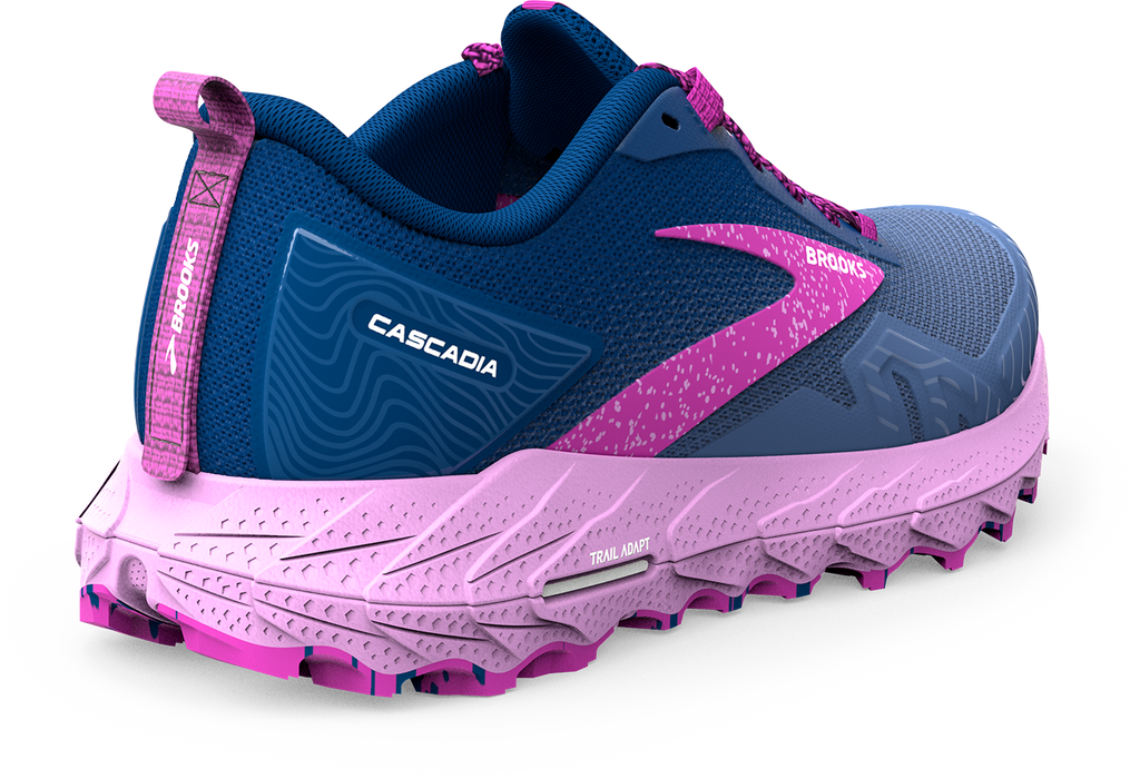 Women s Cascadia 17 449 Navy Purple Violet TC Running Co