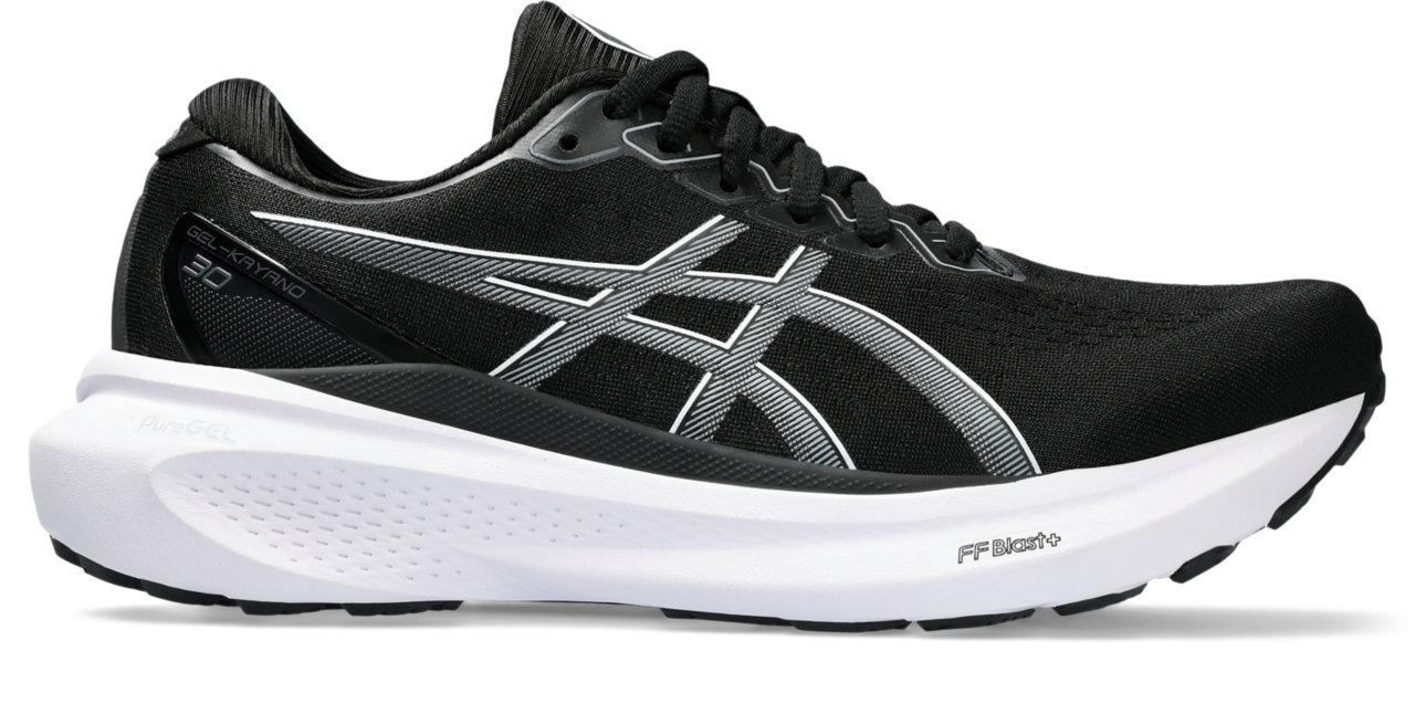 Women s Gel Kayano 30 WIDE 002 Black Sheet Rock TC Running Co