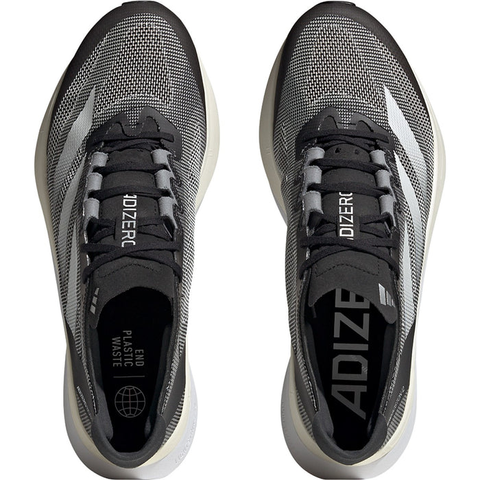 Men’s Adizero Boston 12 (Black/Footwear White/Carbon)
