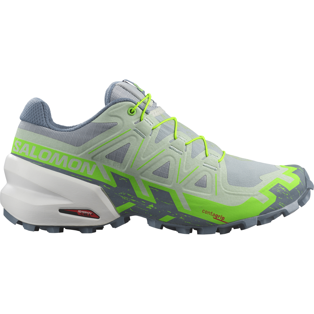Women's Speedcross 6 (Quarry/Green Gecko/Flint Stone) — TC Running Co Women's Speedcross 6 (Quarry/Green Gecko/Flint Stone) — TC Running Co