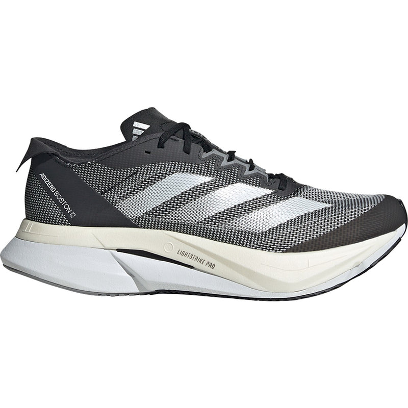 adidas Adizero Boston 12 Running Shoes - Women's - Core Black / Cloud White / Carbon - 10 adidas Adizero Boston 12 Running Shoes - Women's - Core Black / Cloud White / Carbon - 10