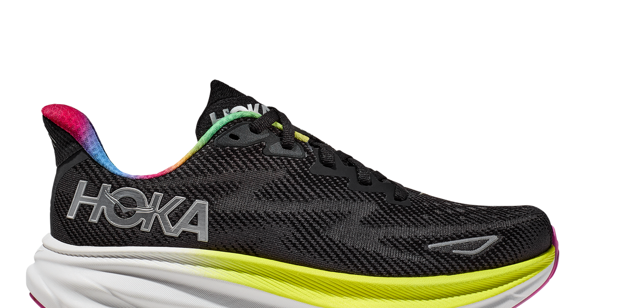 (Women) HOKA Clifton 9 'Black Rainbow' 1127896‑BAAB