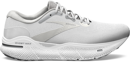 Women s Ghost Max 124 White Oyster Metallic Silver TC Running Co