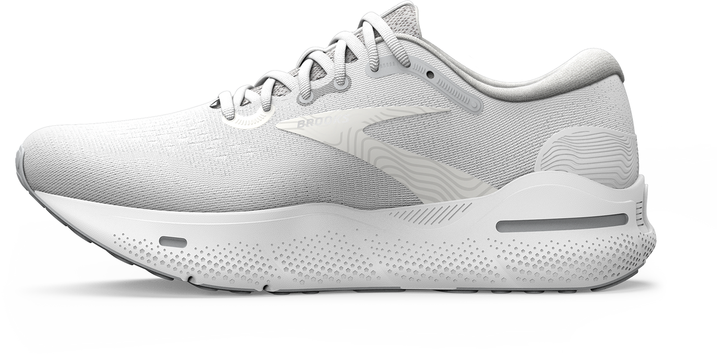 Women’s Ghost Max (124 - White/Oyster/Metallic Silver)
