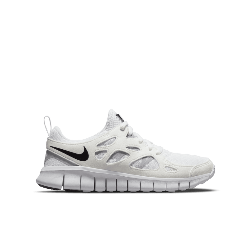 Kids Free Run 2 (100 - White/Black/Wolf Grey)