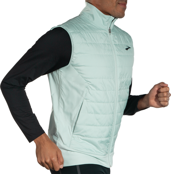 Brooks running online vest mens grey
