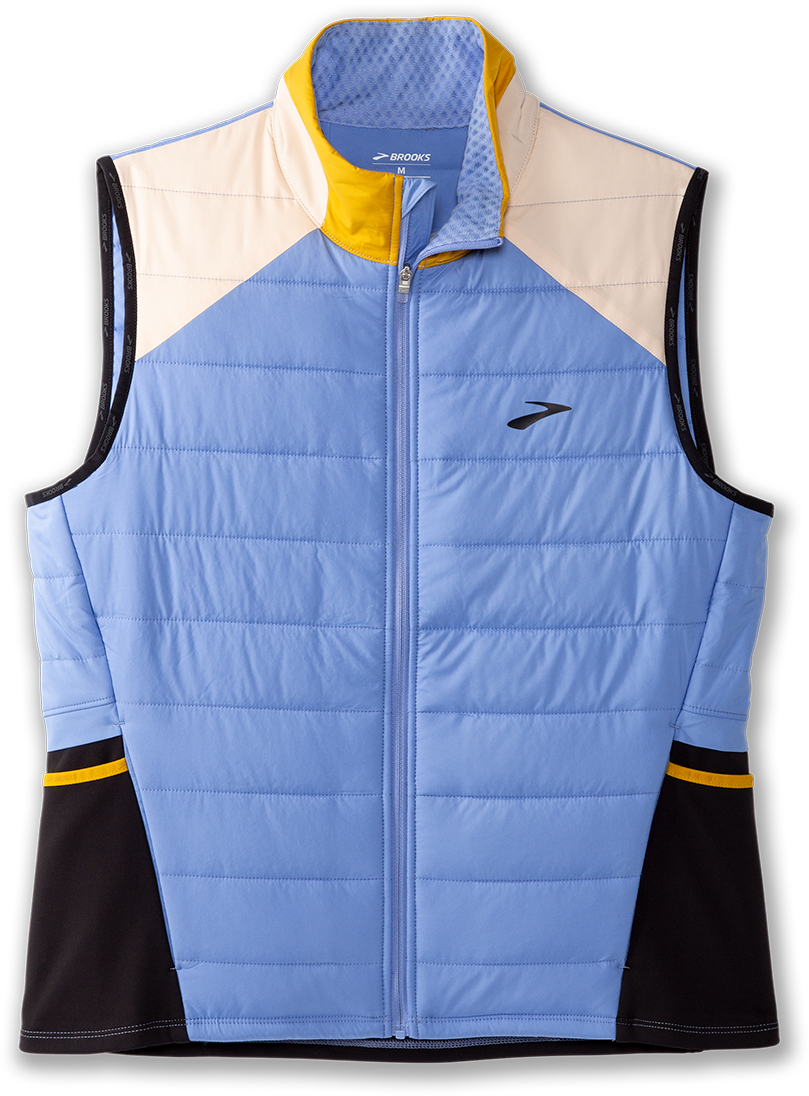 Brooks running vest blue 2025