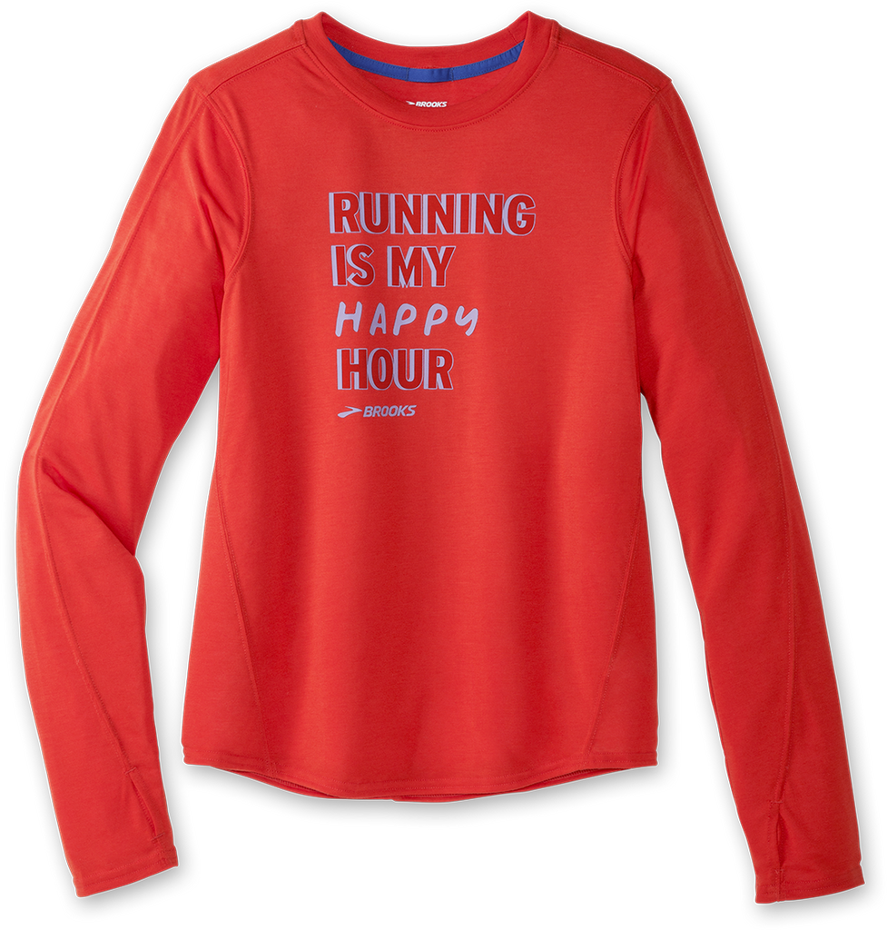 Brooks run online happy t shirt
