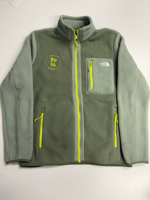 Men's TCRC x The North Face Yumiori Full Zip (EOJ - Bark Mist/Slate Moss/Fizz Lime)