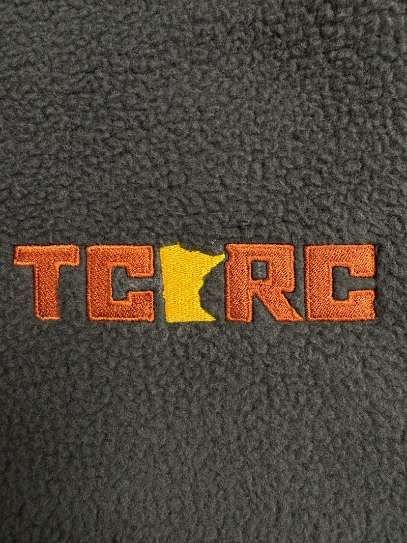 Men's TCRC x The North Face Yumiori ¼ Zip (EOF - Asphalt Grey/Burnt Umber/Summit Gold)