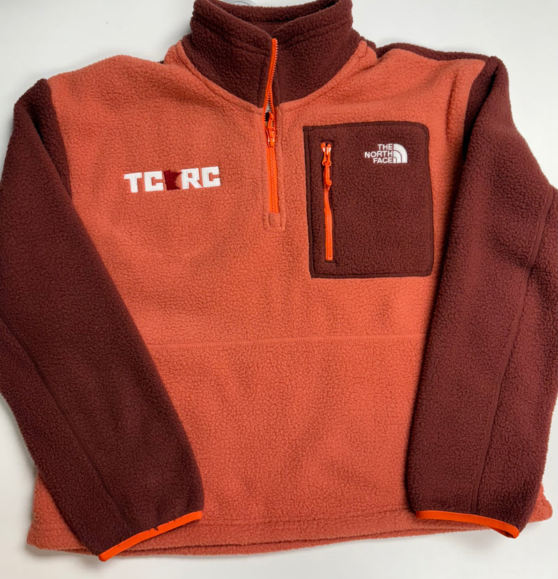 Women's TCRC x The North Face Yumiori ¼ Zip (EOW - Mars Dust/Sumac/Solar Flare)