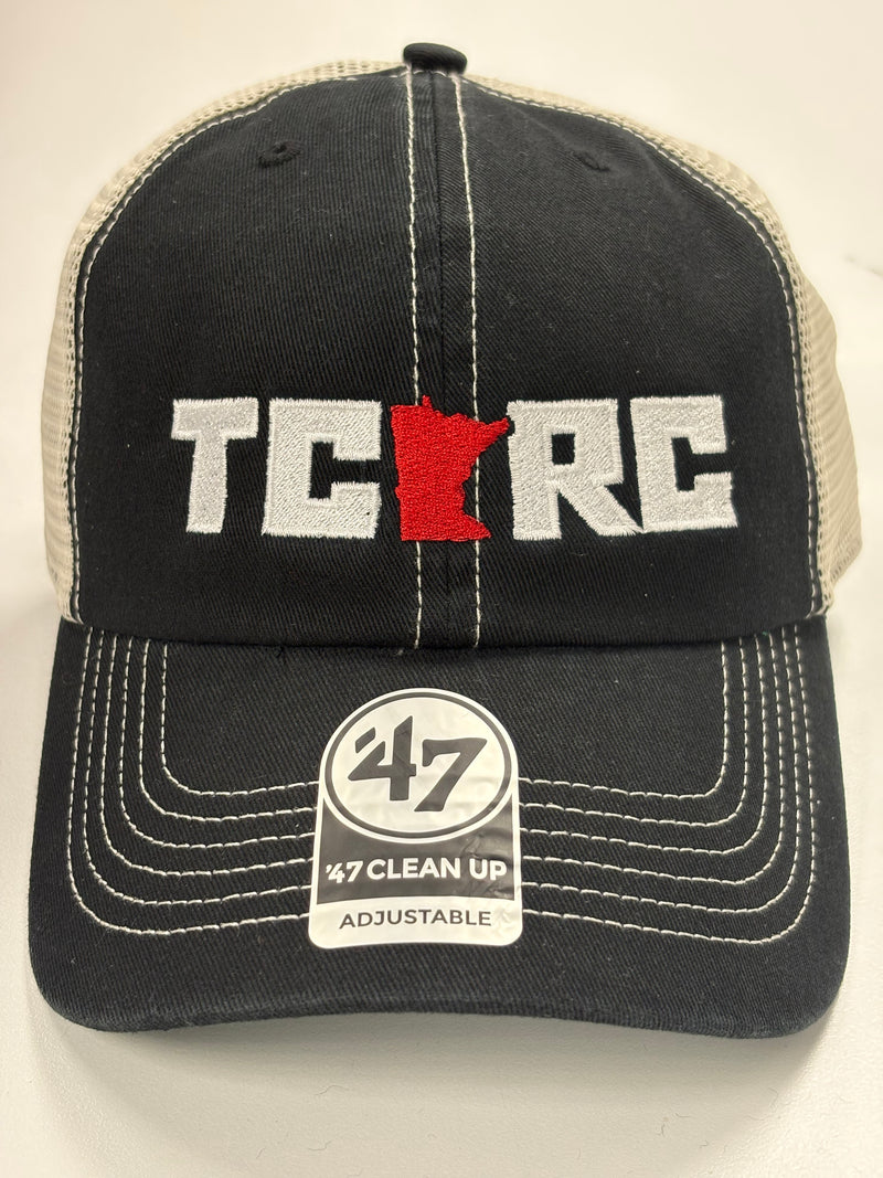 TCRC x '47 Trawler Clean Up Cap (Black/Stone)