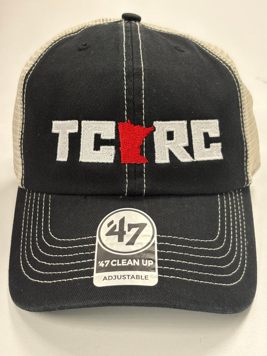 TCRC x '47 Trawler Clean Up Cap (Black/Stone)