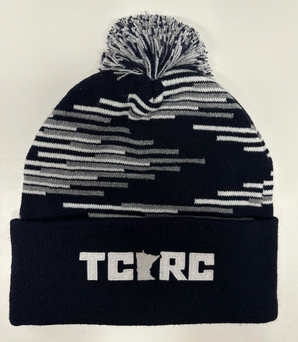 TCRC Bar Beanie (True Navy/Heather/White)