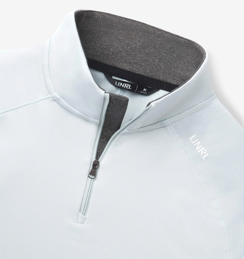 Men's Interlock Quarter Zip (Arctic Ice)