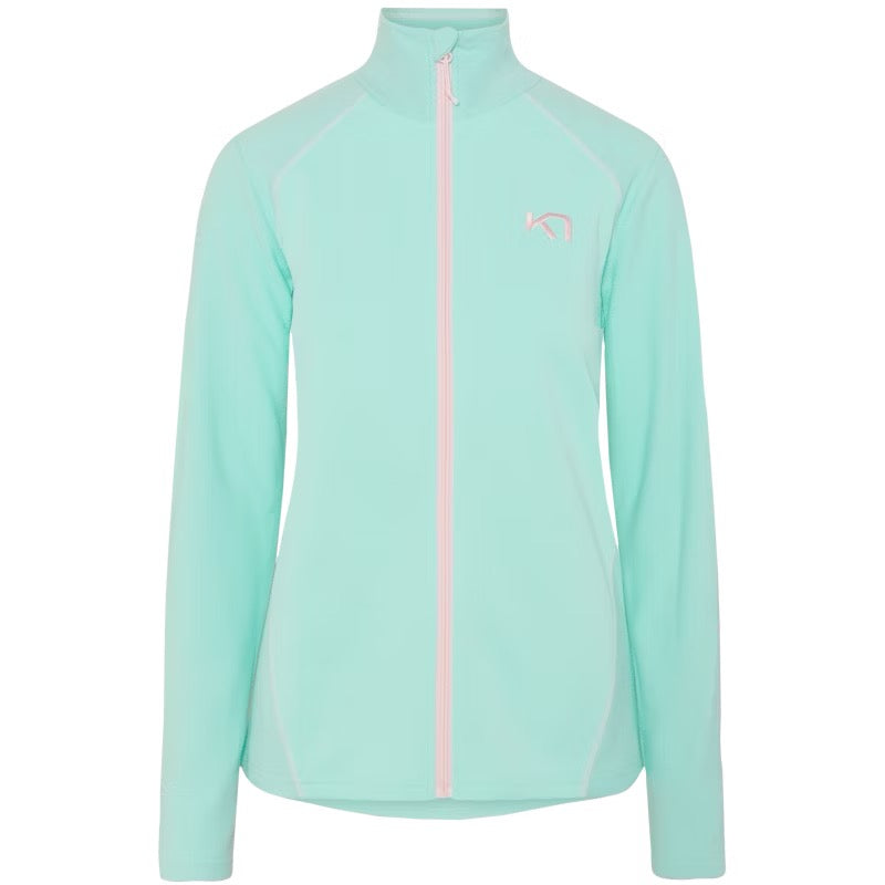 Women's Kari Full Zip Fleece (Bright Turquoise)
