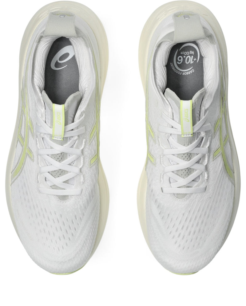 Men's Gel-Nimbus 27 (101 - White/Huddle Yellow)