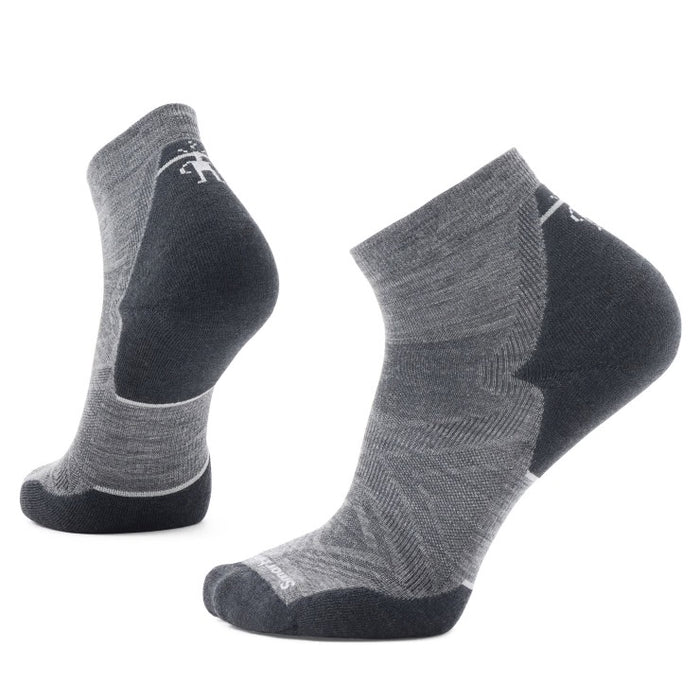 Run Targeted Cushion Ankle Socks (Medium Gray)