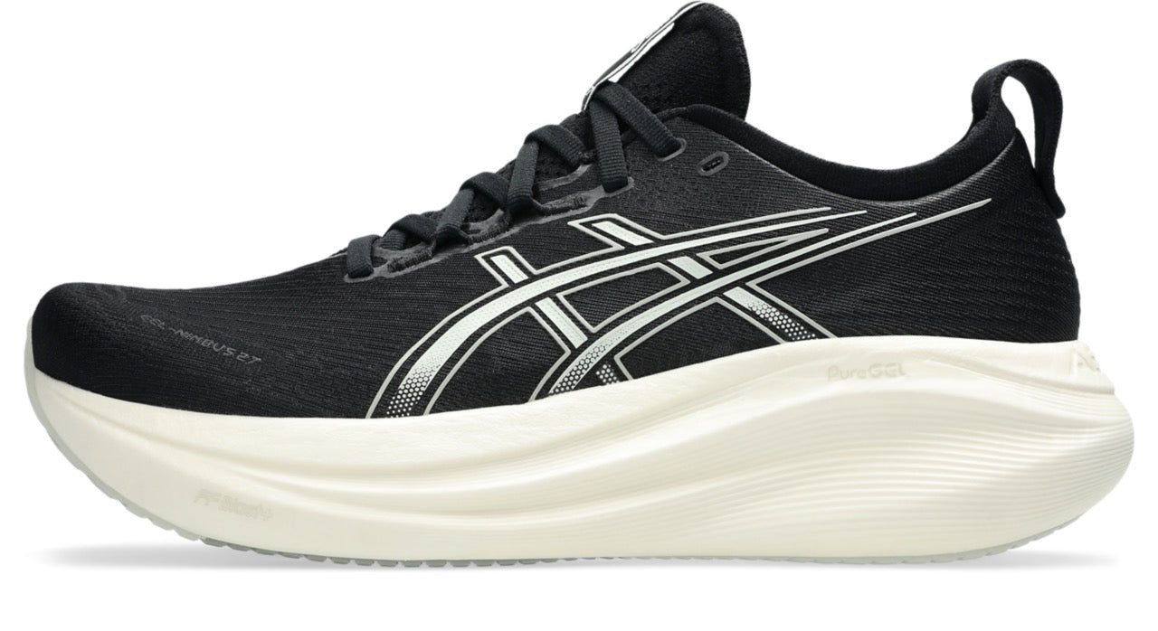 Men's Gel-Nimbus 27 WIDE (002 - Black/Lake Grey) — TC Running Co