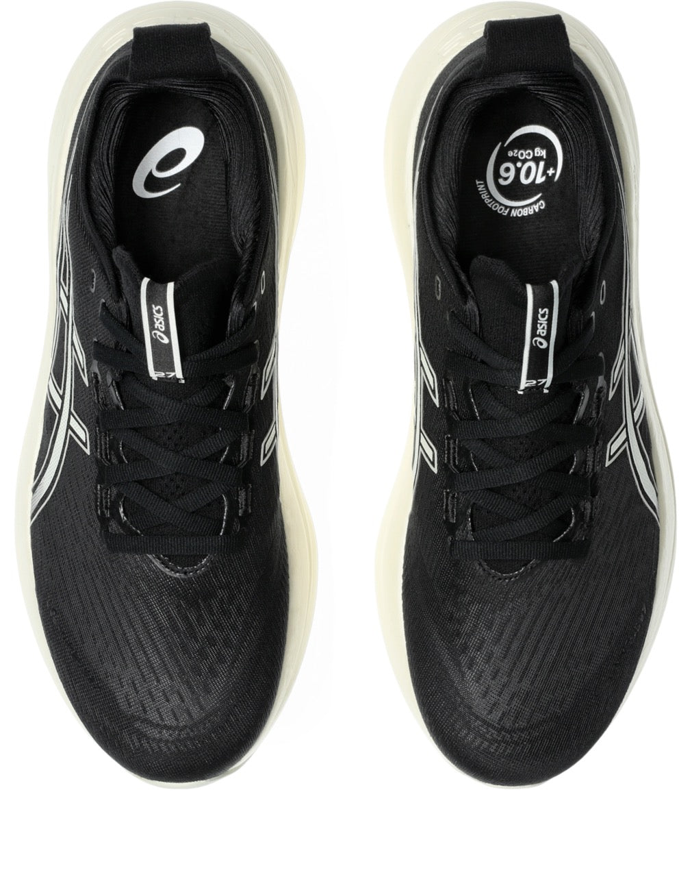 Men's Gel-Nimbus 27 WIDE (002 - Black/Lake Grey) — TC Running Co