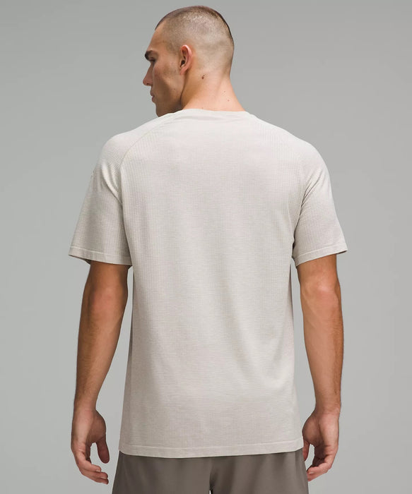 Men's Metal Vent Tech Short Sleeve Shirt (Raw Linen/White)
