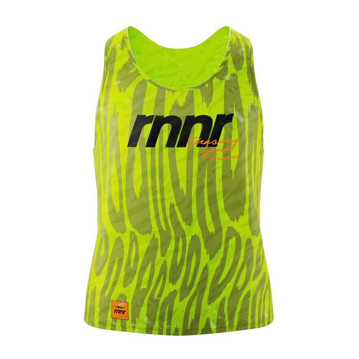 Men's All Out Singlet (Drippy Cheetah Green)