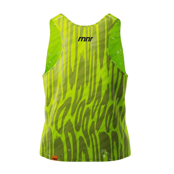 Men's All Out Singlet (Drippy Cheetah Green)