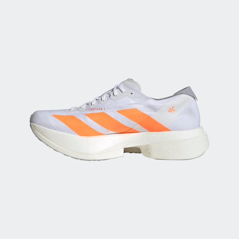 Men’s Adizero Adios Pro 4 (Cloud White/Lucid Orange/Lucid Red)