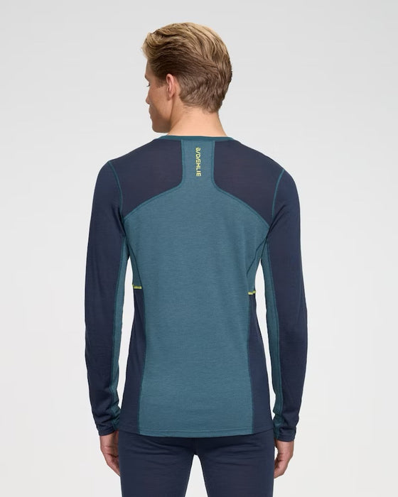 Men's Performance Wool LS (Teal)