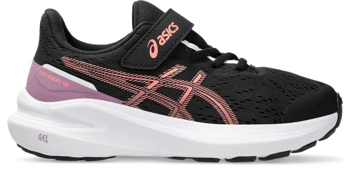 Little Kids GT-1000 13 (006 - Black/Sun Coral) — TC Running Co