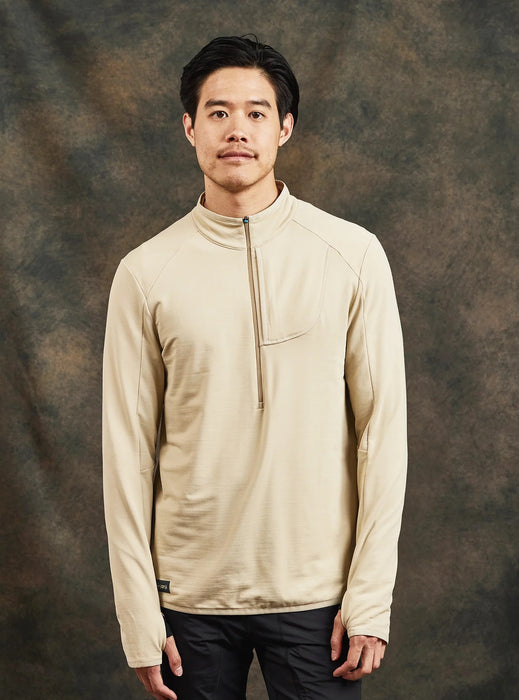 Men's Rover Merino Half-Zip (Dune)