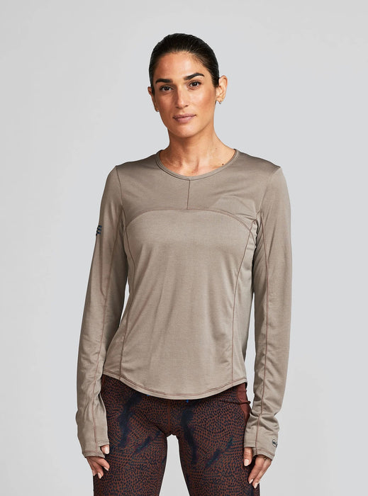 Women's Run All Day Long Sleeve (Silt)