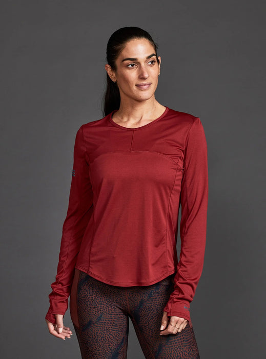 Women's Run All Day Long Sleeve (Spice)