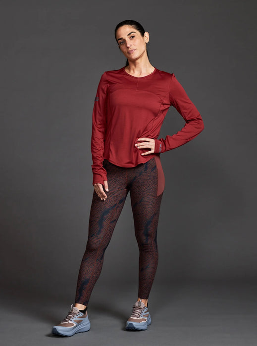 Women's Run All Day Long Sleeve (Spice)