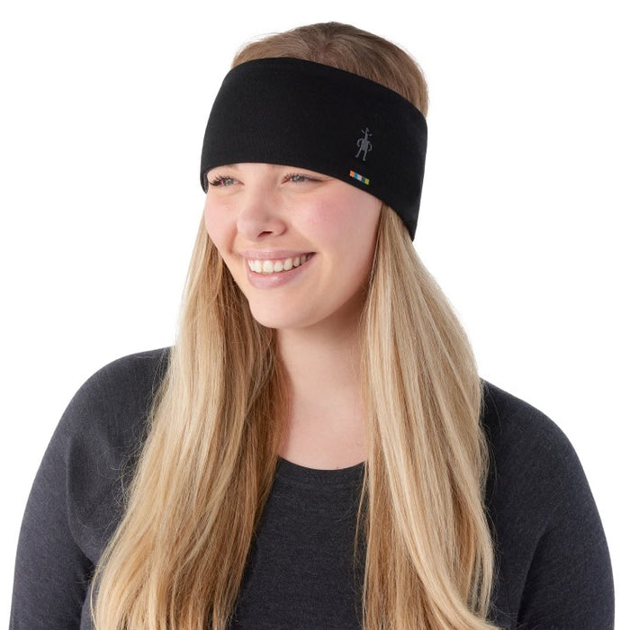 Thermal Merino Reversible Headband (A41 - Black/Charcoal Heather)