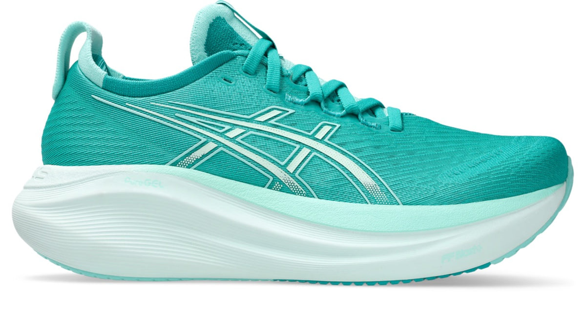 Women's Gel-Nimbus 27 (400 - Wave Teal/Illuminate) — TC Running Co